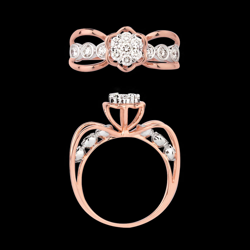 14K Rose Gold Diamond Ring - 0.524ct VS-HI