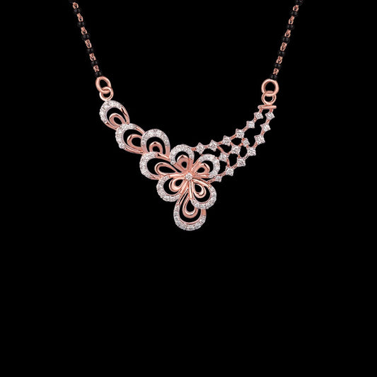 14K Rose Gold Diamond Tanmaniya - 0.98ct VVS-VS-HI