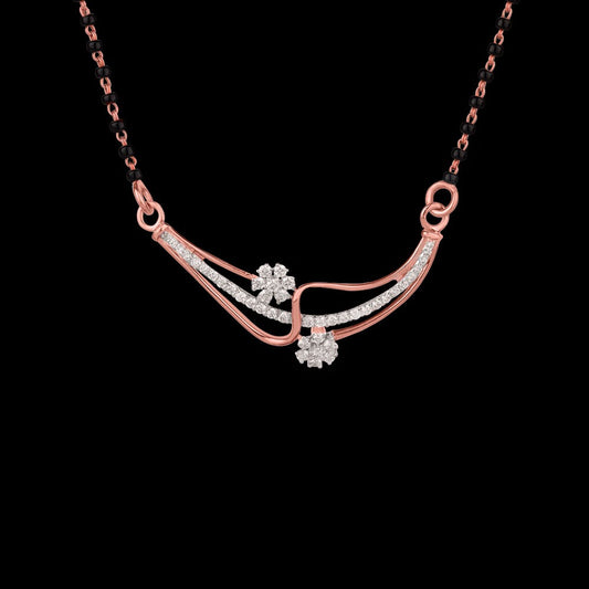 14K Rose Gold Diamond Tanmaniya - 0.45ct VVS-VS-IJ