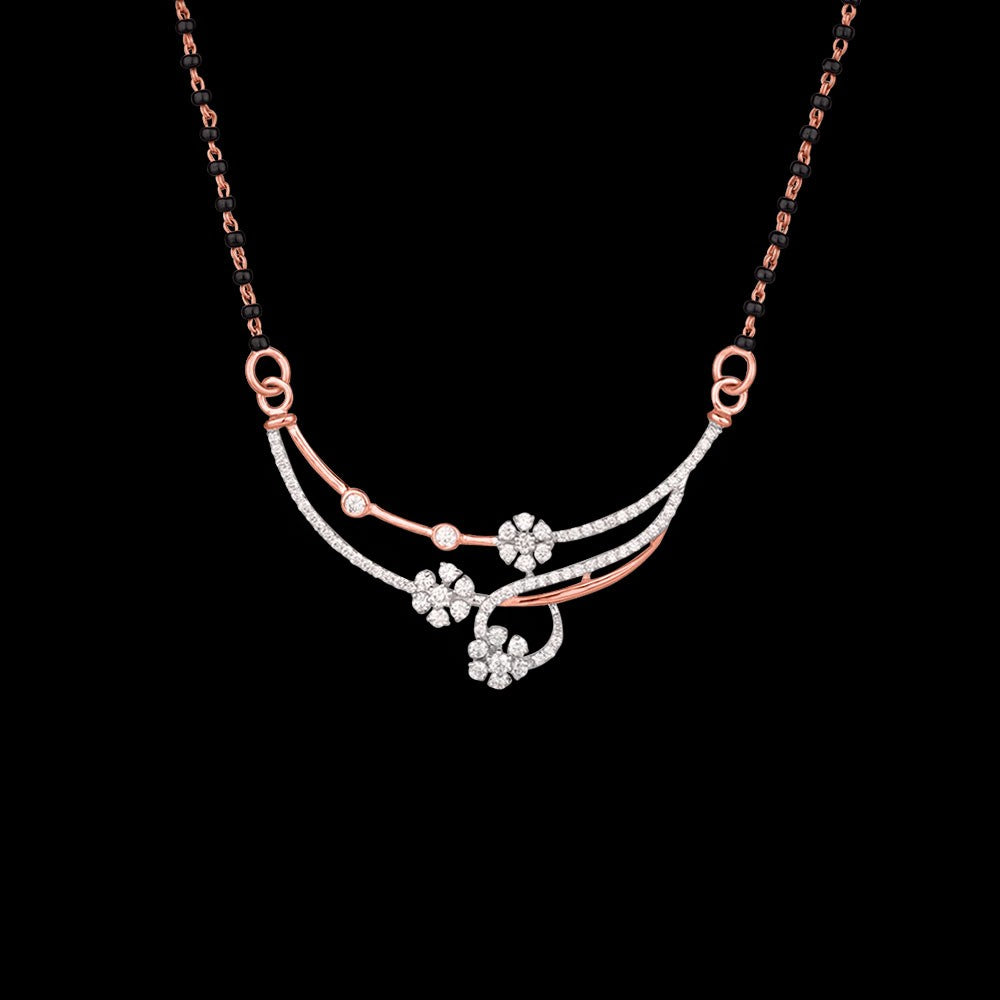 14K Rose Gold Diamond Tanmaniya - 0.66ct VVS-VS-HI