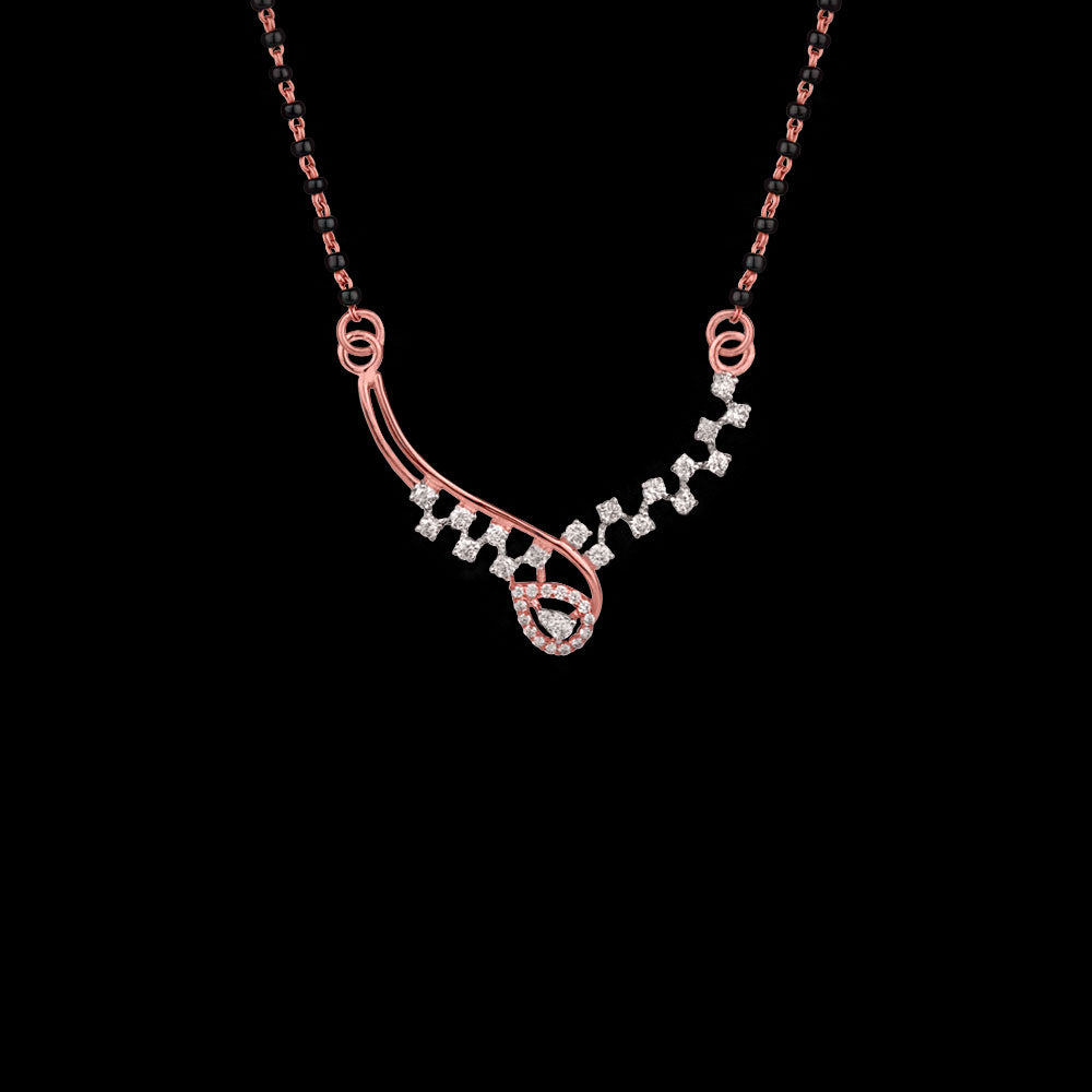 14K Rose Gold Diamond Tanmaniya - 0.45ct VVS-VS-HI