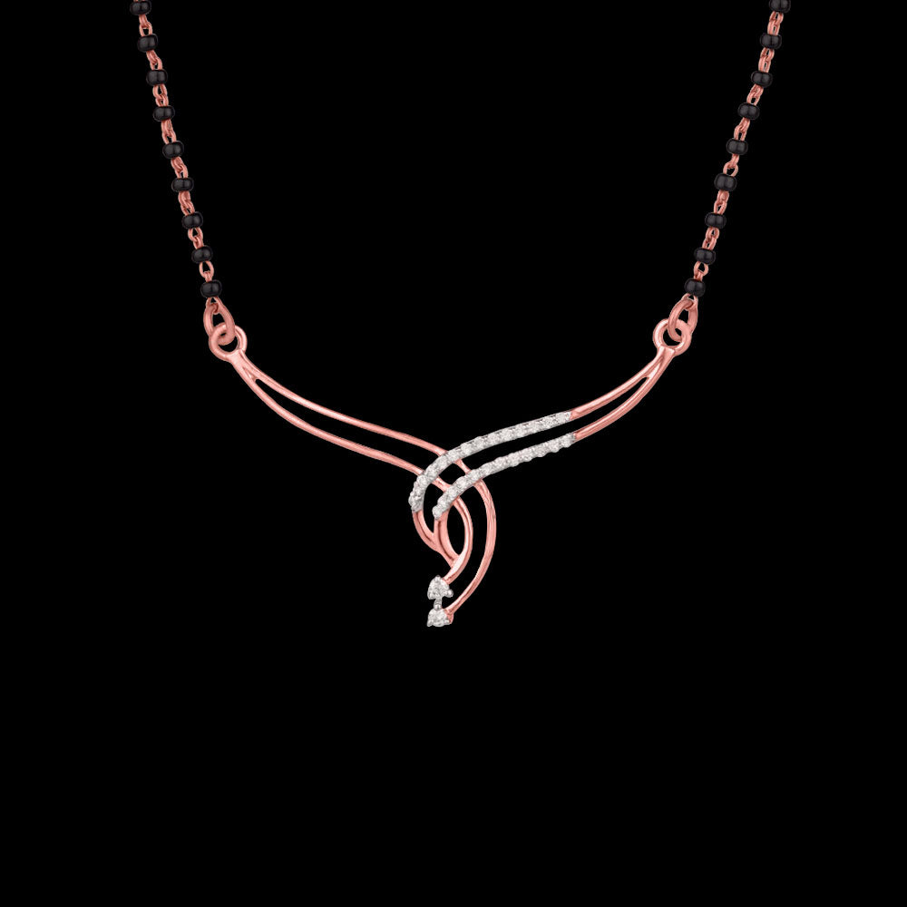 14K Rose Gold Diamond Tanmaniya - 0.16ct VS-IJ