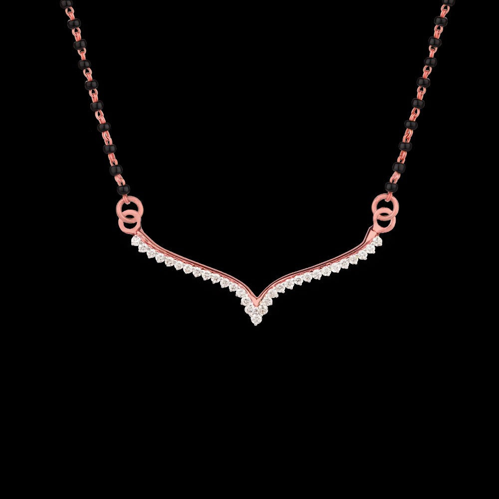 14K Rose Gold Diamond Tanmaniya - 0.34ct VVS-VS-IJ