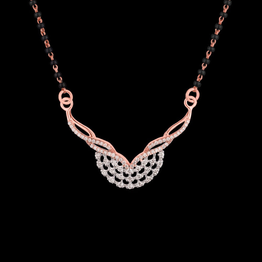 14K Rose Gold Diamond Tanmaniya - 0.44ct VVS-VS-IJ