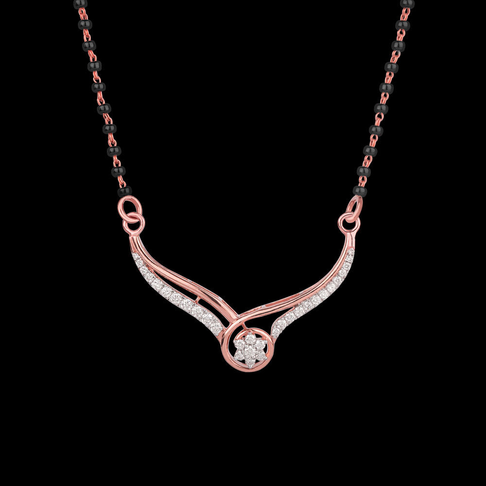 18K Rose Gold Diamond Tanmaniya - 0.459ct VVS-EF