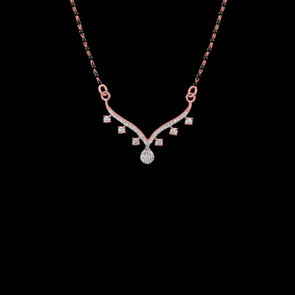 14K Rose Gold Diamond Tanmaniya - 0.49ct VVS-VS-IJ