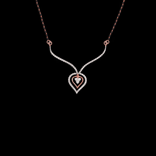 14K Rose Gold Diamond Tanmaniya - 0.45ct VVS-VS-IJ