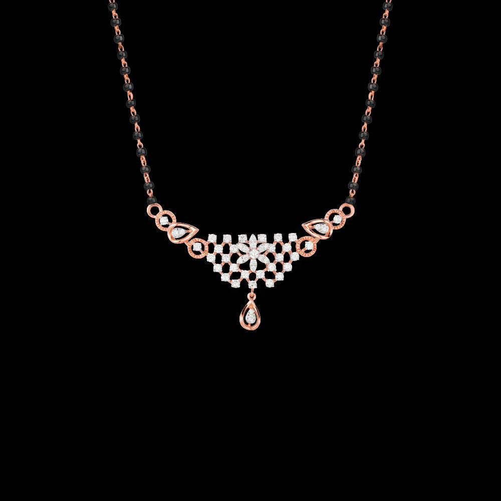 18K Rose Gold Diamond Tanmaniya - 0.92ct VVS-VS-GH