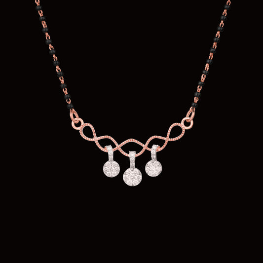 18K Rose Gold Diamond Tanmaniya - 0.48ct VVS-VS-GH