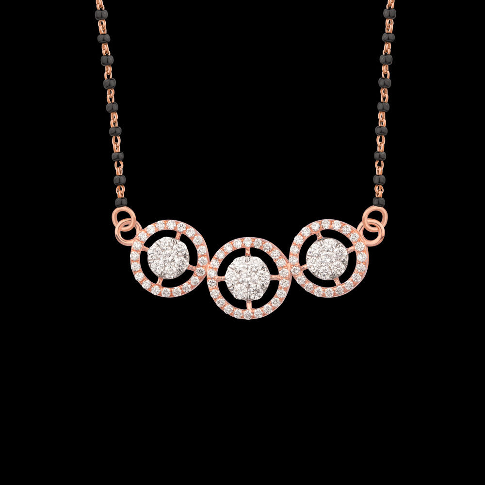 18K Rose Gold Diamond Tanmaniya - 1.02ct VVS-VS-GH