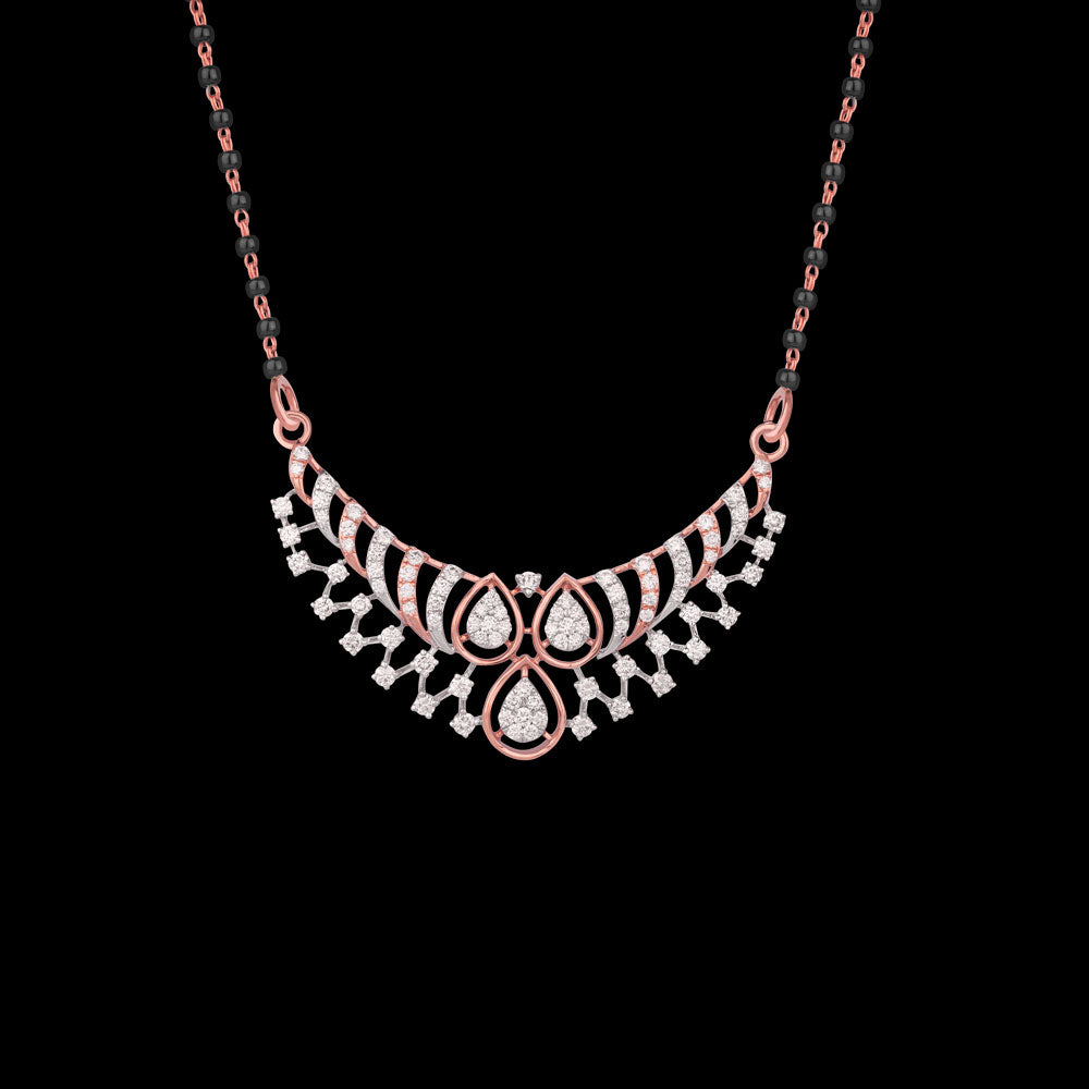 18K Rose Gold Diamond Tanmaniya - 1.44ct VVS-VS-GH
