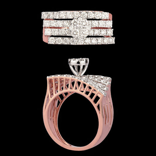 14K Rose Gold Diamond Ring - 1.17ct VS-IJ
