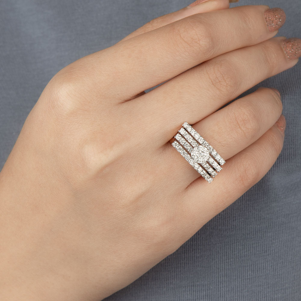 14K Rose Gold Diamond Ring - 1.17ct VS-IJ