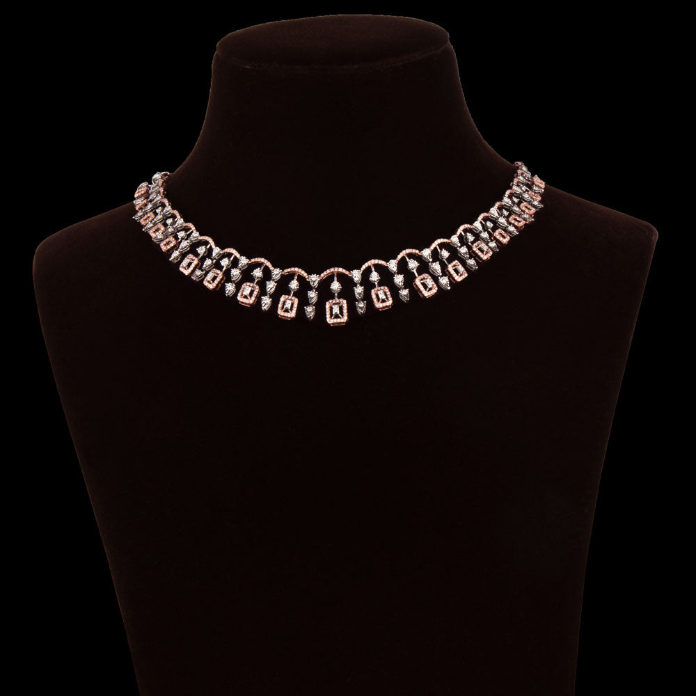 14K Yellow Gold Diamond Necklace - 2.698ct VVS-VS-GH