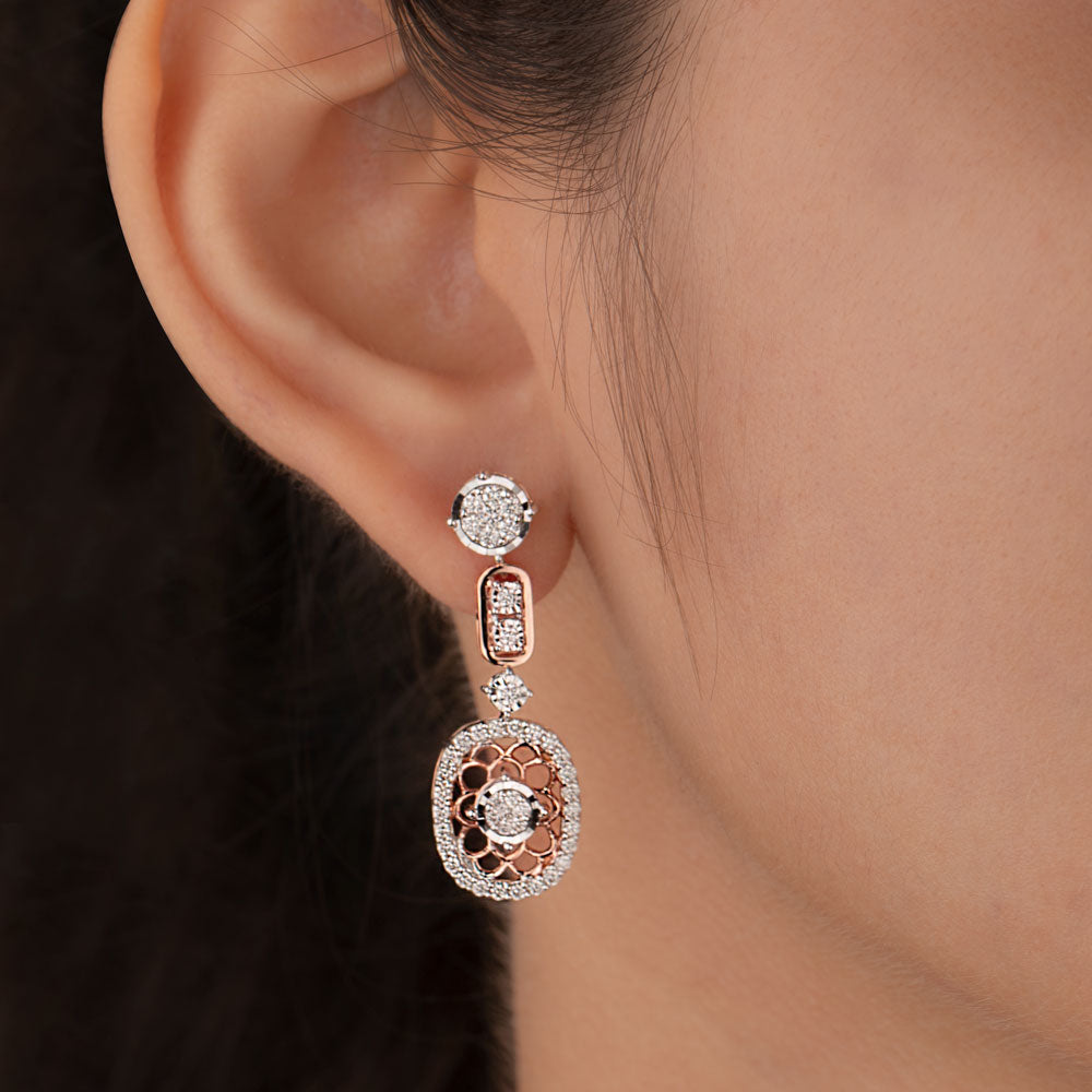 14K Rose Gold Diamond Jewellery - 0.93ct VVS-VS-HI