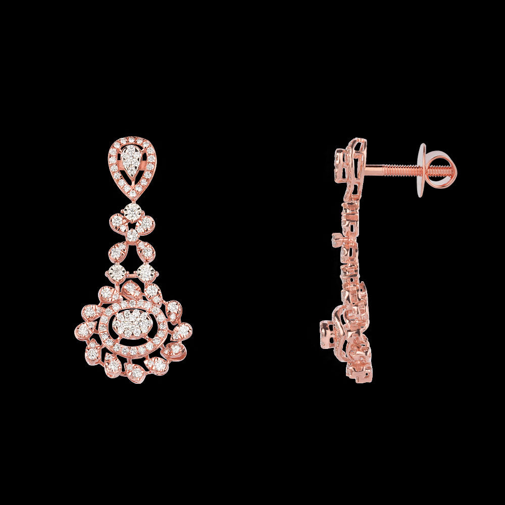 14K Rose Gold Diamond Jewellery - 2.56ct VVS-VS-GH
