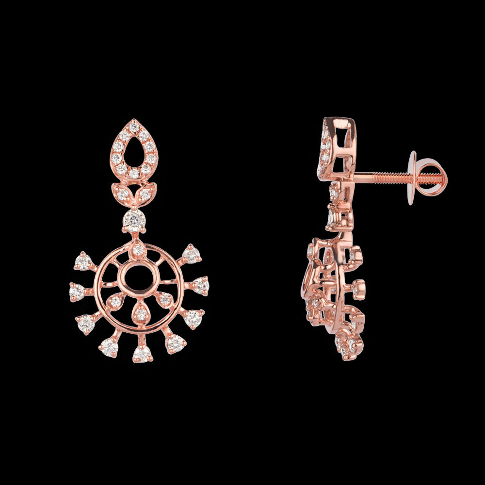 14K Rose Gold Diamond Jewellery - 0.6ct VVS-VS-GH