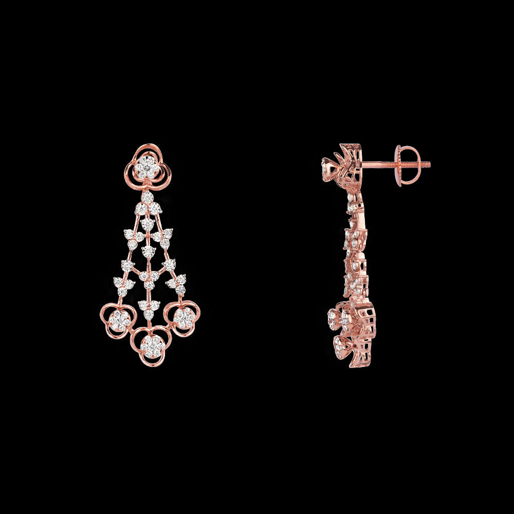18K Rose Gold Diamond Jewellery - 1.46ct VVS-VS-GH
