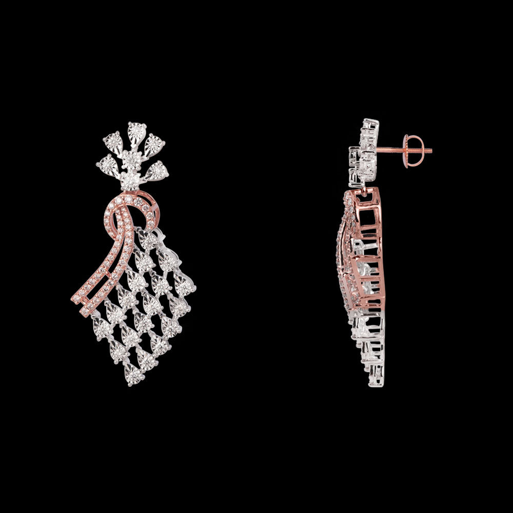 14K Rose Gold Diamond Jewellery - 1.39ct VVS-VS-GH