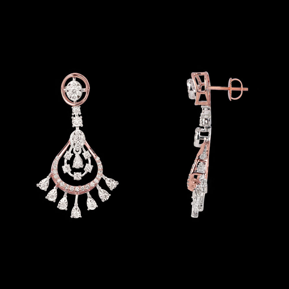 14K Rose Gold Diamond Jewellery - 1.02ct VVS-VS-HI