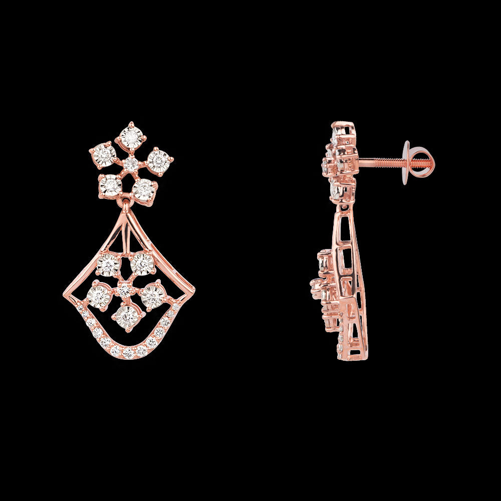 14K Rose Gold Diamond Jewellery - 0.69ct VVS-VS-GH