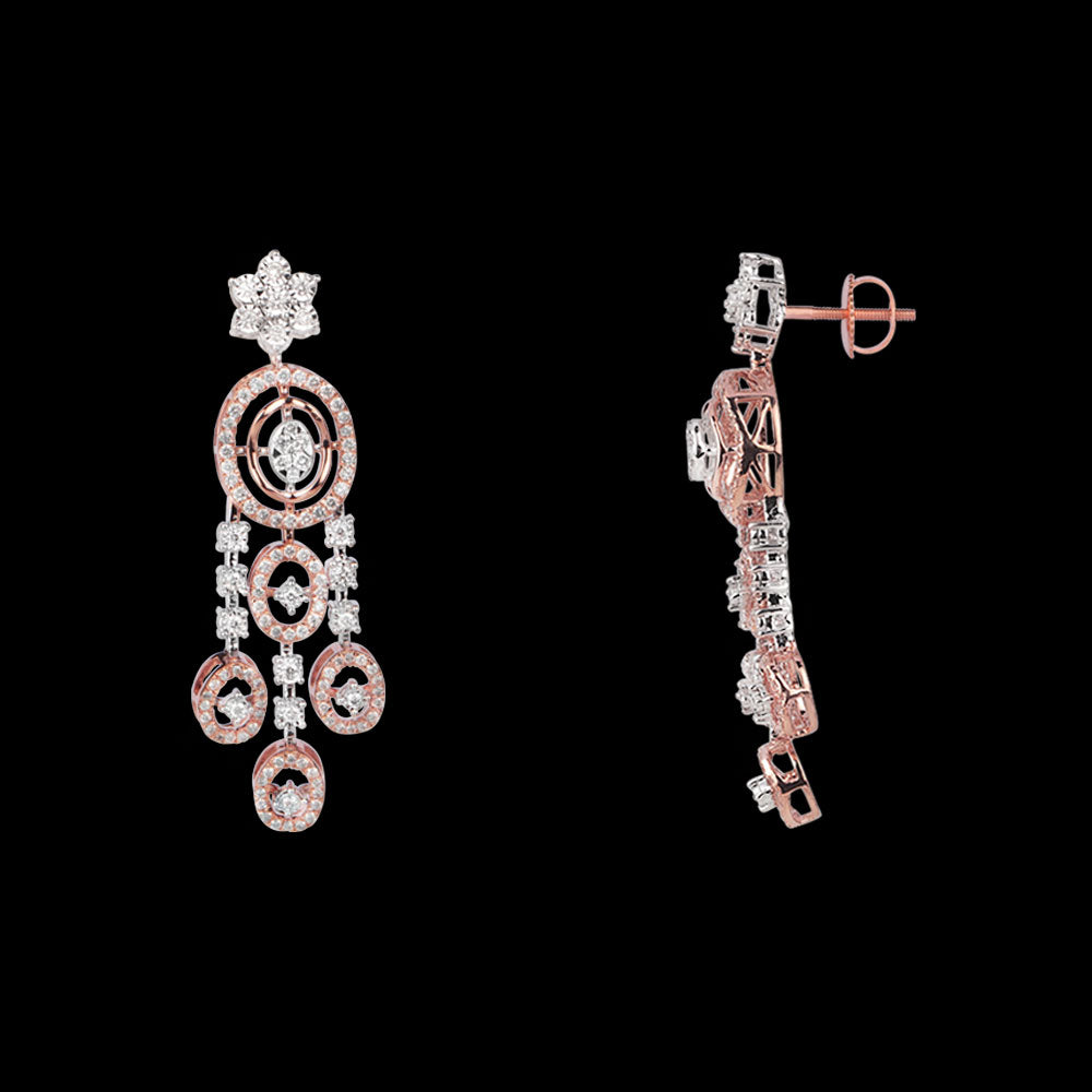 14K Rose Gold Diamond Jewellery - 1.22ct VVS-VS-HI