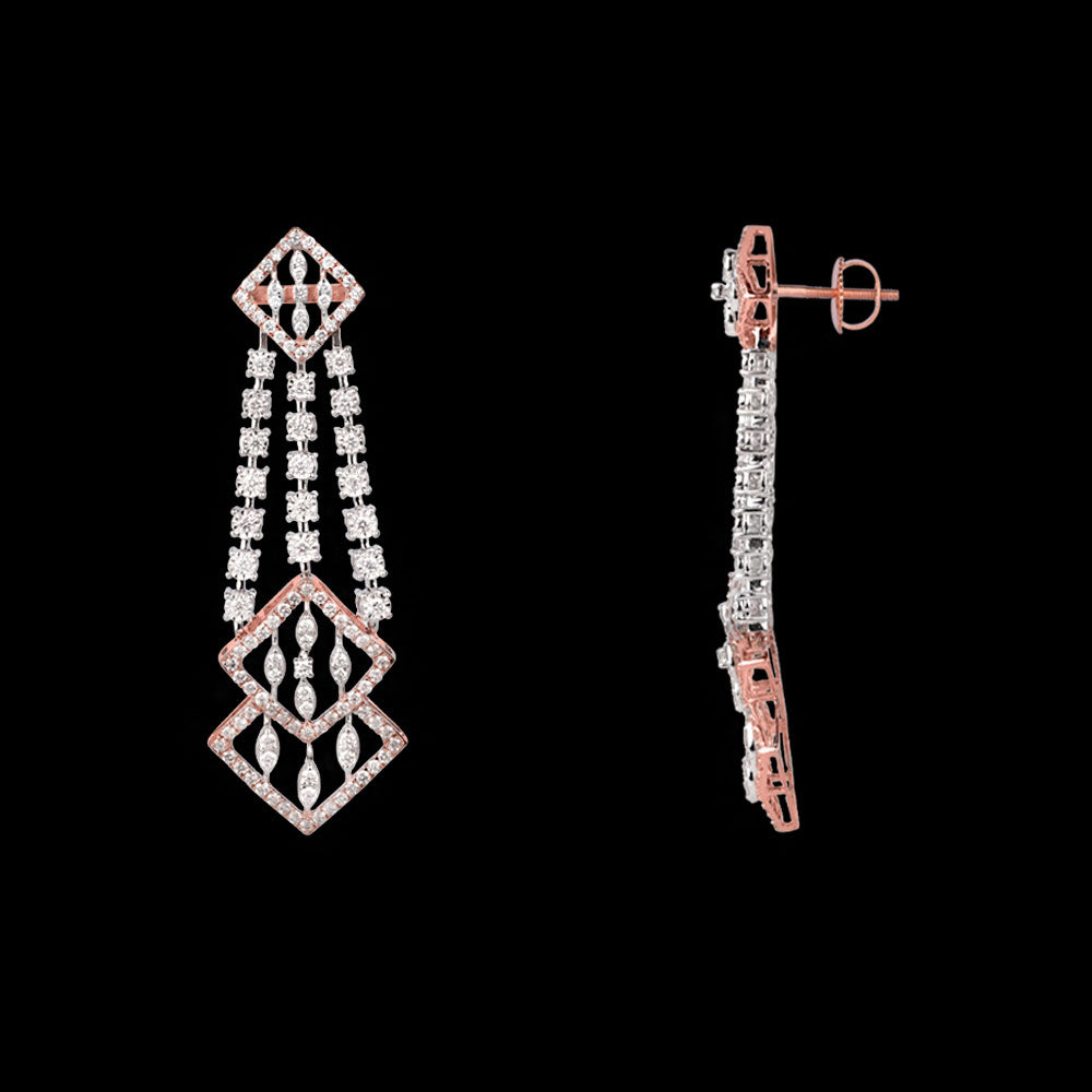 14K Rose Gold Diamond Jewellery - 2.06ct SI-IJ