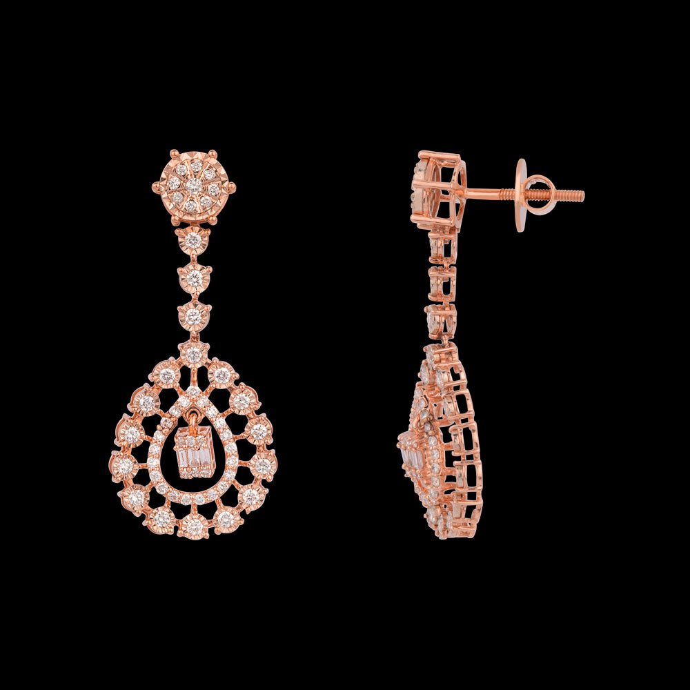 14K Rose Gold Diamond Jewellery - 1.06ct VS-SI-GH