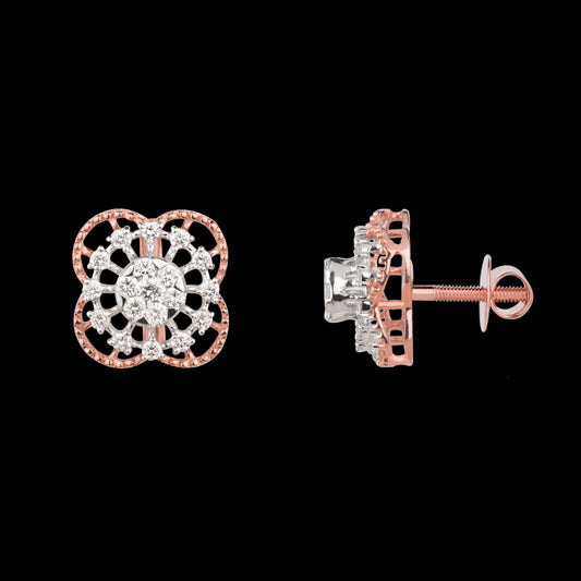 14K Rose Gold Diamond Pendant - 0.7ct VVS-VS-GH