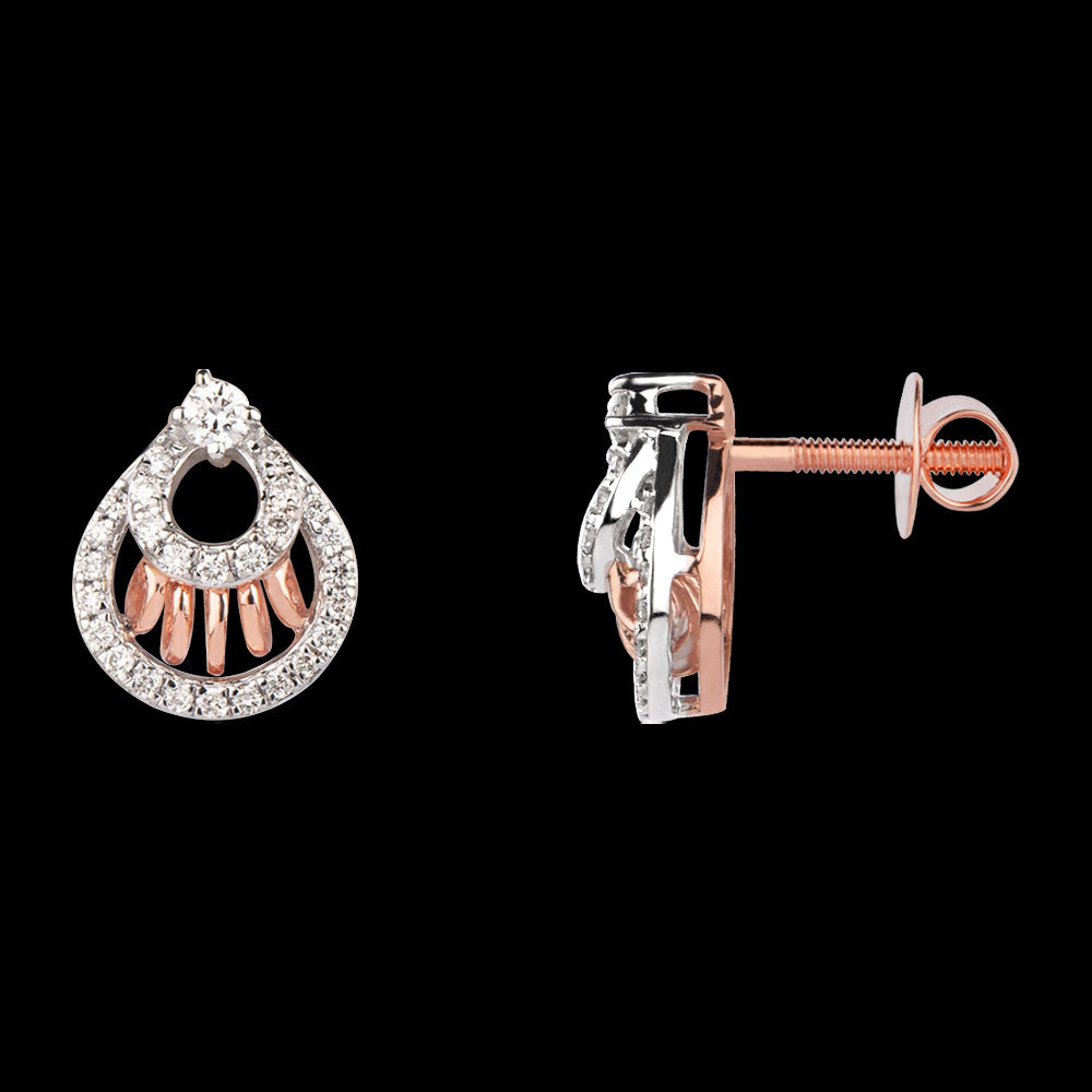 14K Rose Gold Diamond Jewellery - 0.35ct VVS-VS-GH