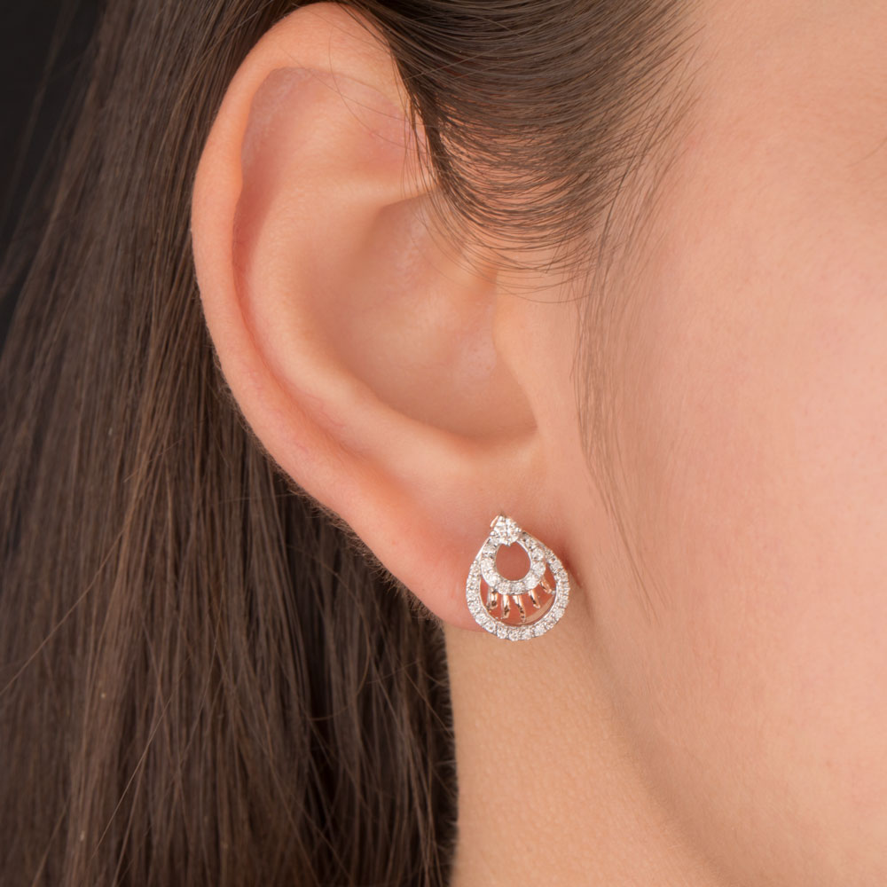 14K Rose Gold Diamond Jewellery - 0.35ct VVS-VS-GH
