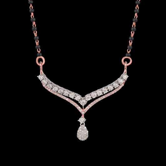 14K Rose Gold Diamond Tanmaniya - 0.59ct VVS-VS-GH