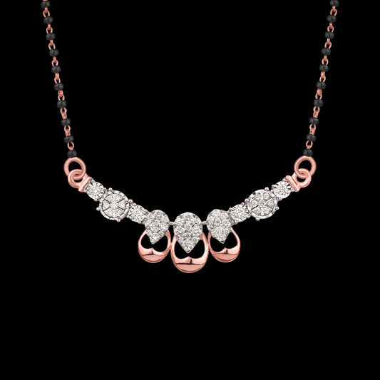 14K Rose Gold Diamond Tanmaniya - 0.59ct VVS-VS-GH