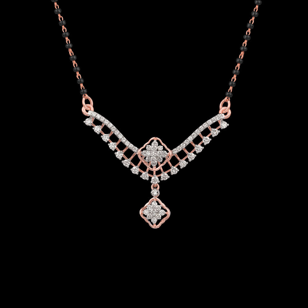 18K Rose Gold Diamond Tanmaniya - 1.22ct VVS-VS-GH