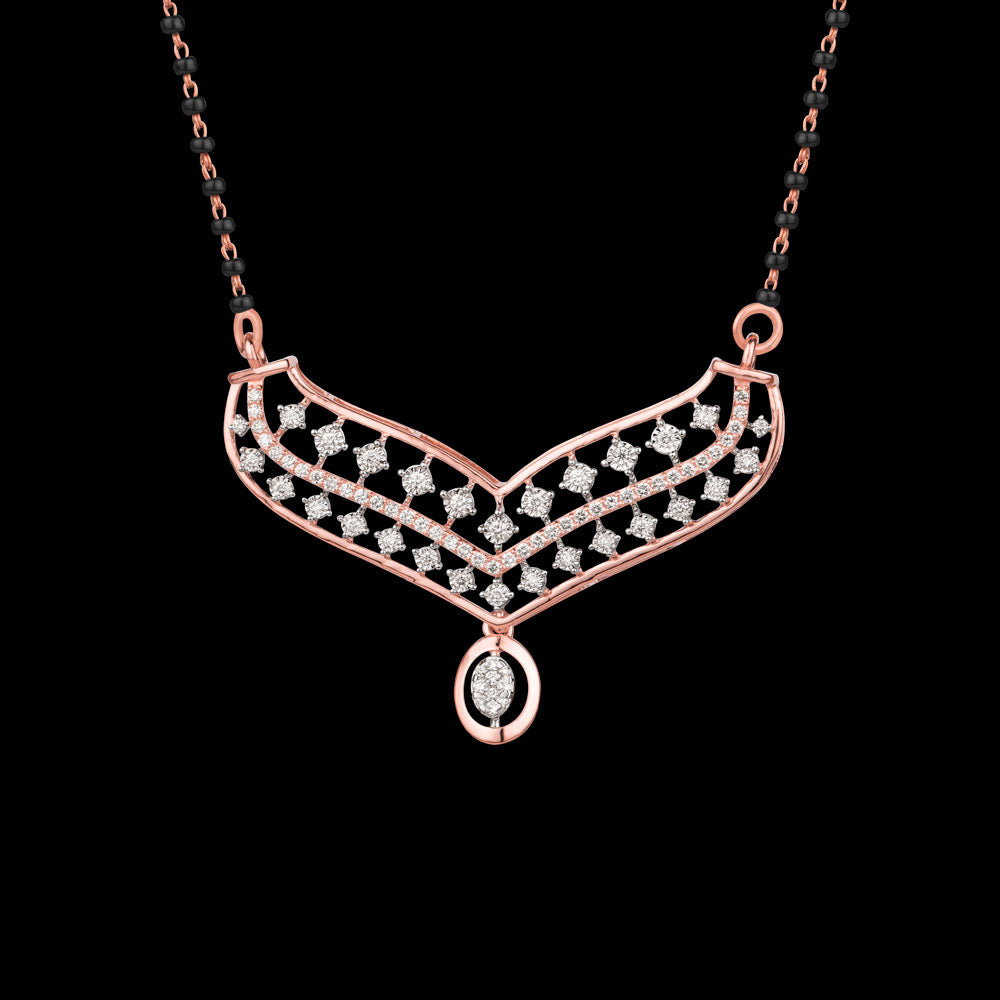 18K Rose Gold Diamond Tanmaniya - 0.71ct VVS-VS-GH