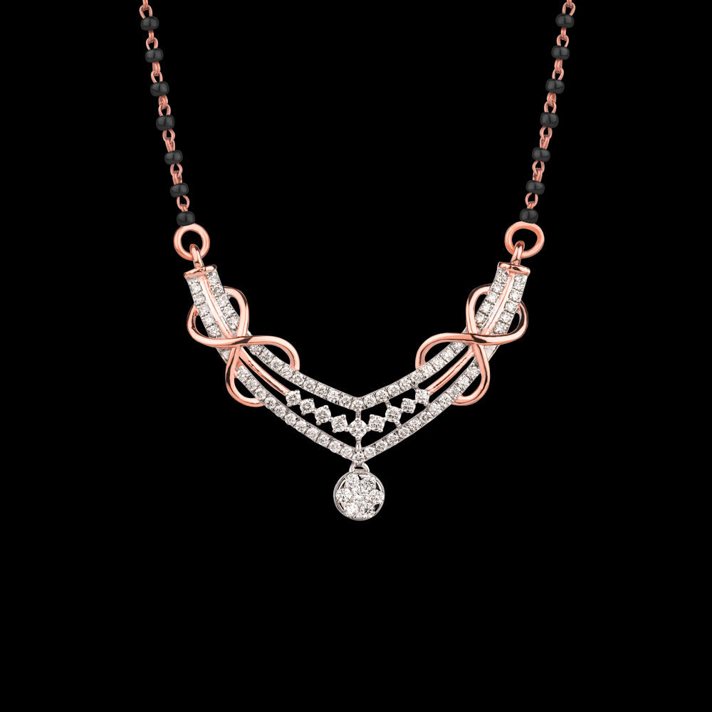 18K Rose Gold Diamond Tanmaniya - 1.09ct VVS-VS-GH