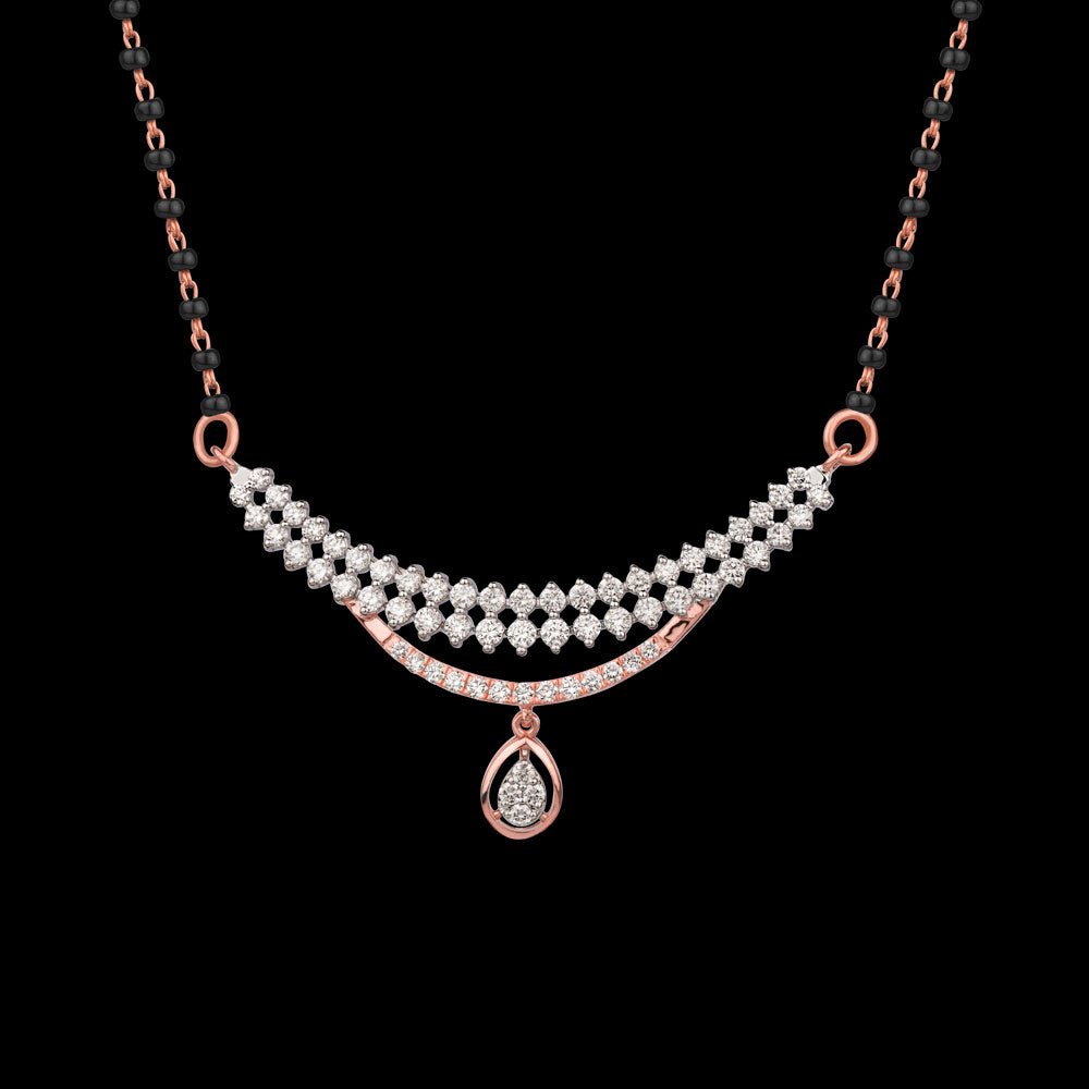 18K Rose Gold Diamond Tanmaniya - 1.54ct VVS-VS-GH