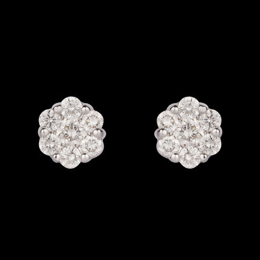 14K Rose Gold Diamond Earrings - 0.51ct VVS-VS-HI