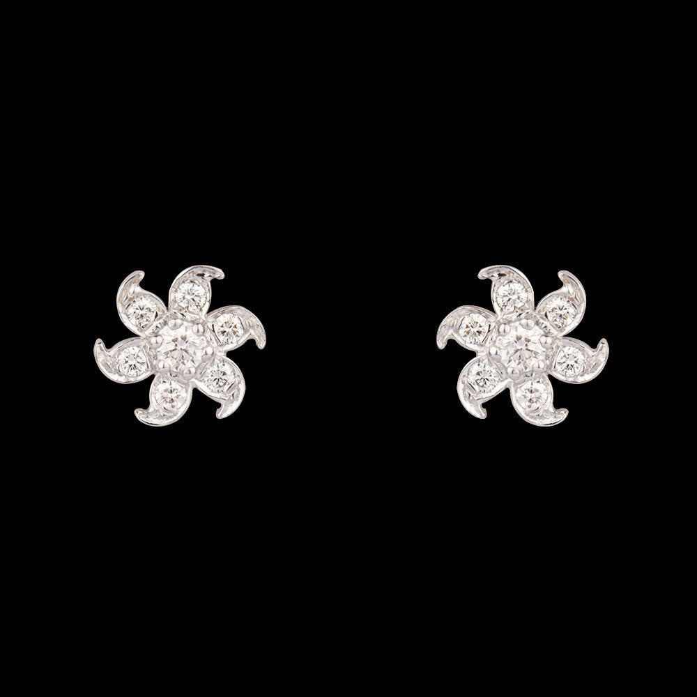 14K Rose Gold Diamond Earrings - 0.42ct VVS-VS-HI