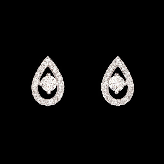 14K Rose Gold Diamond Earrings - 0.31ct VVS-VS-HI