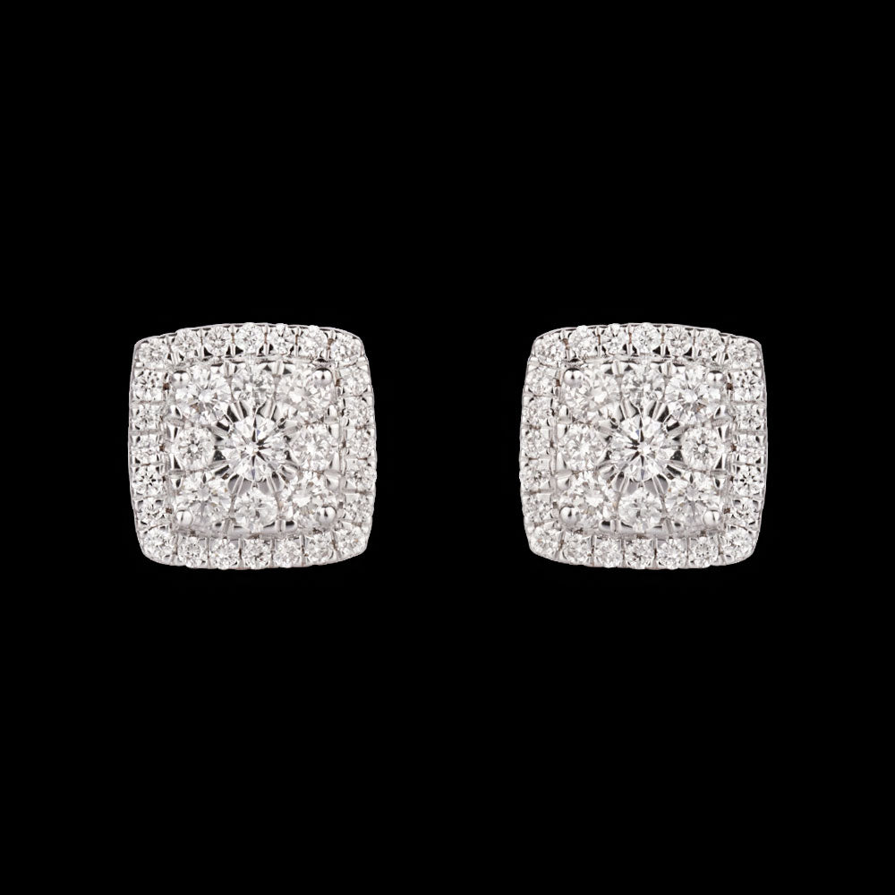 14K Rose Gold Diamond Earrings - 0.4ct VVS-VS-GH