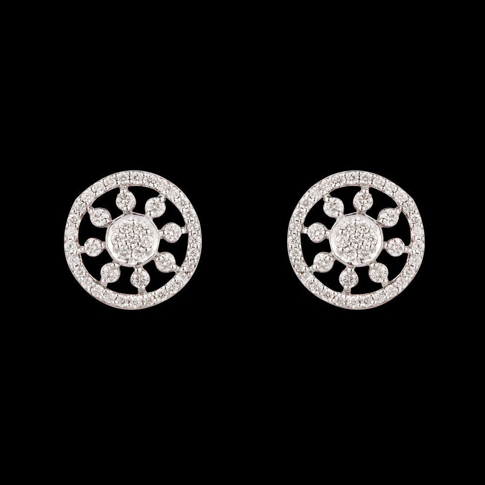 14K Rose Gold Diamond Earrings - 0.31ct VVS-VS-GH