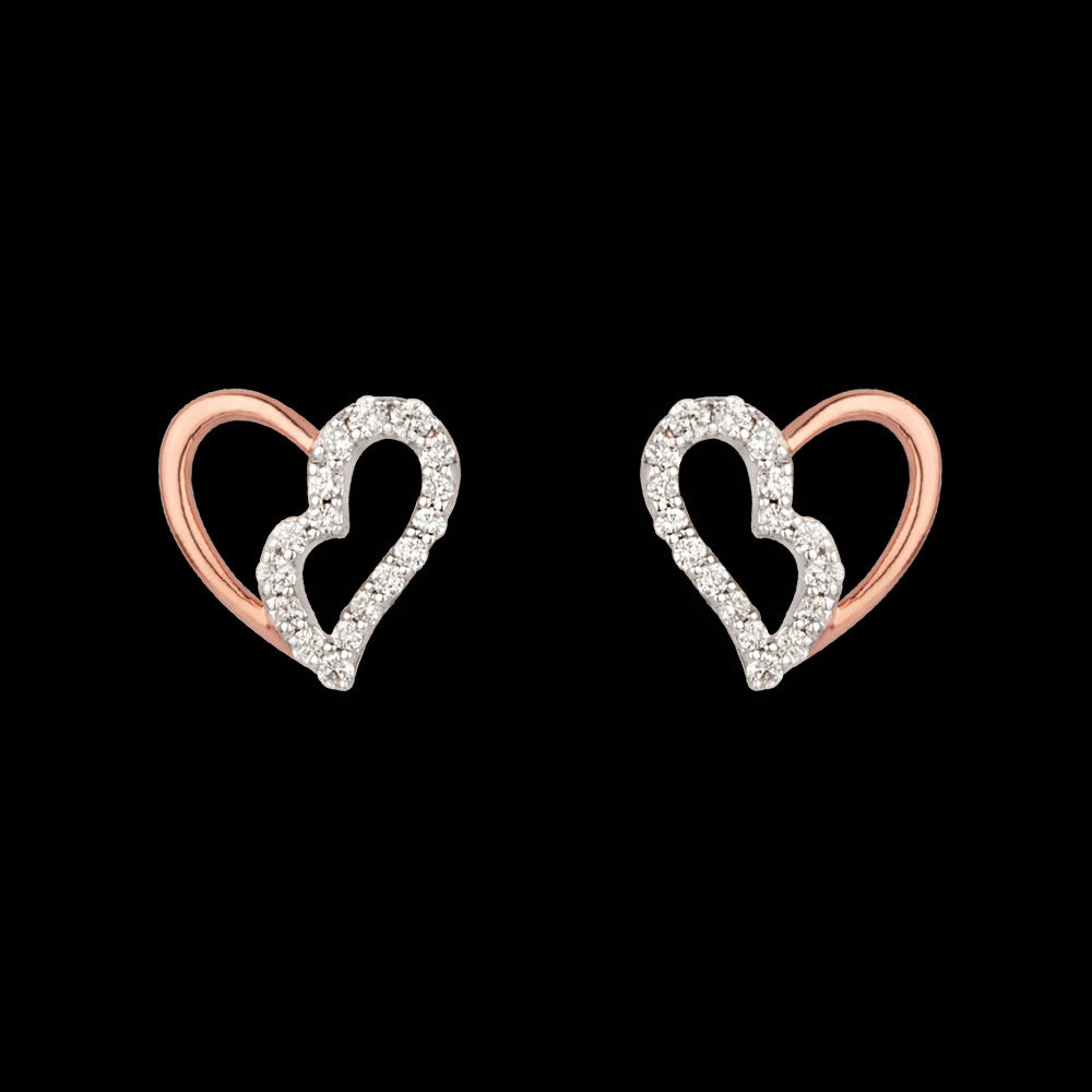 14K Rose Gold Diamond Jewellery - 0.12ct SI-GH