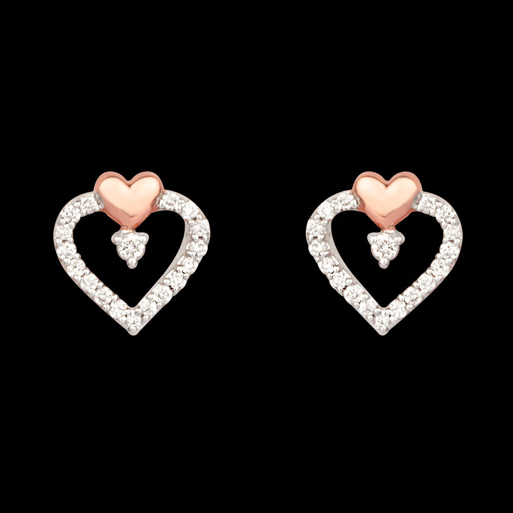 14K Rose Gold Diamond Jewellery - 0.11ct SI-GH