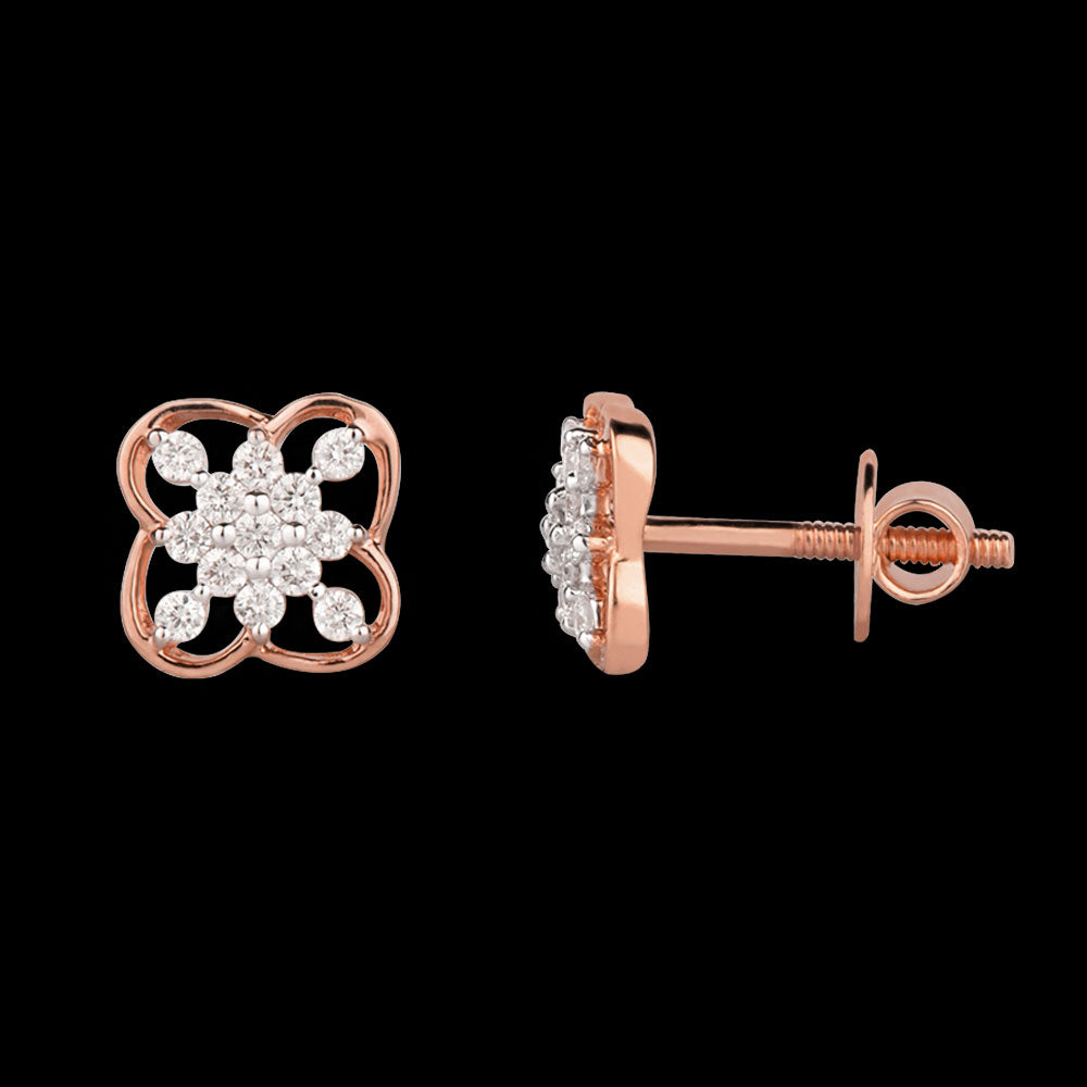 14K Rose Gold Diamond Jewellery - 0.21ct VVS-VS-GH