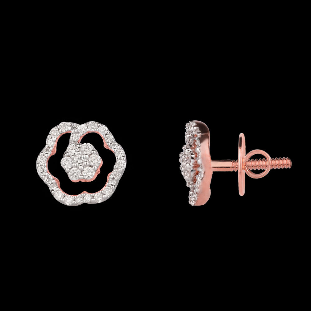 14K Rose Gold Diamond Jewellery - 0.21ct SI-GH