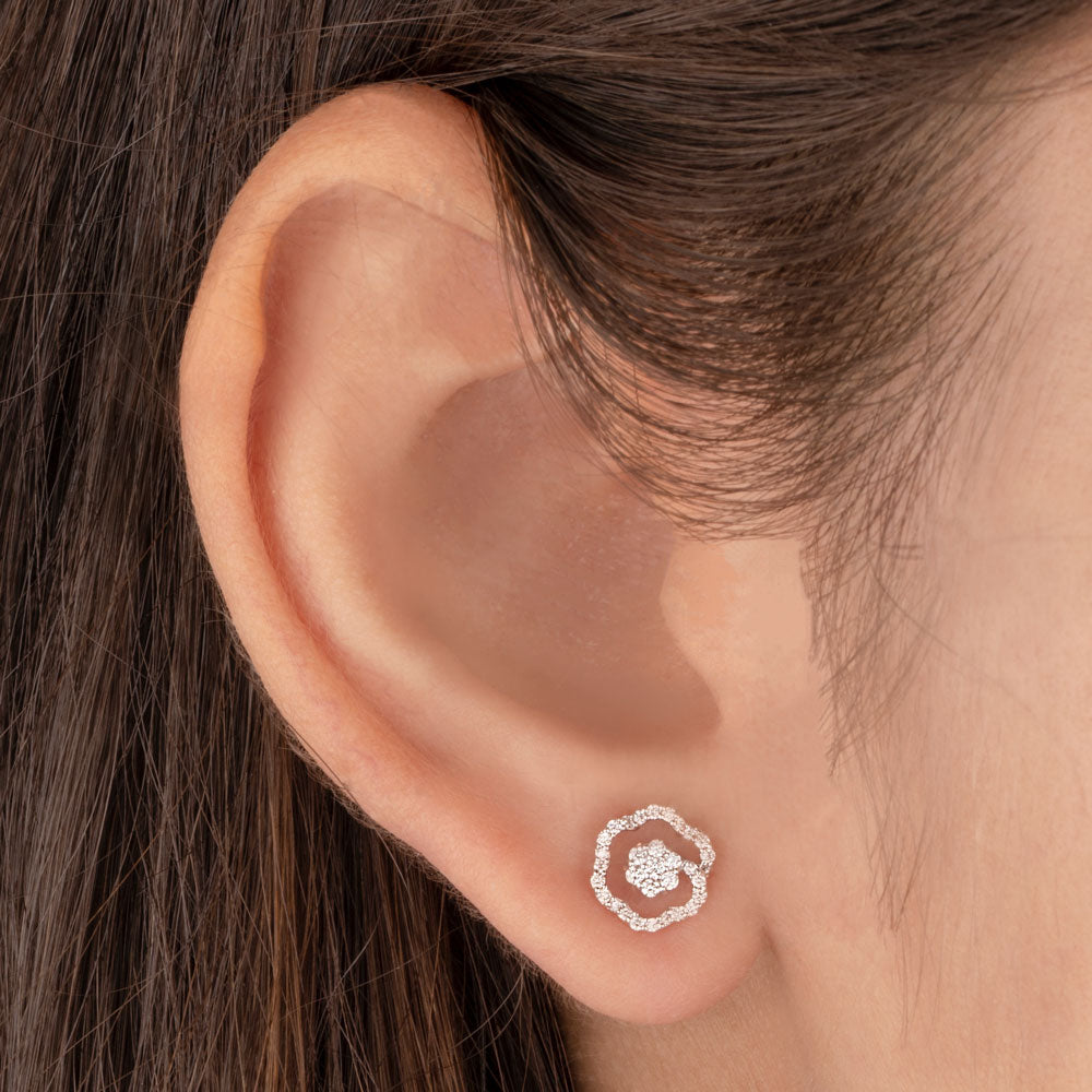 14K Rose Gold Diamond Jewellery - 0.21ct SI-GH