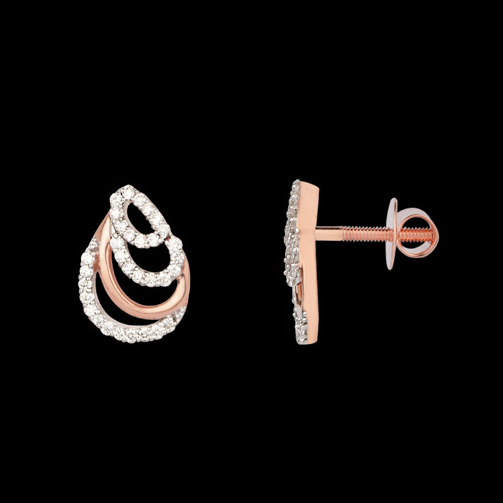 14K Rose Gold Diamond Jewellery - 0.22ct VVS-VS-GH