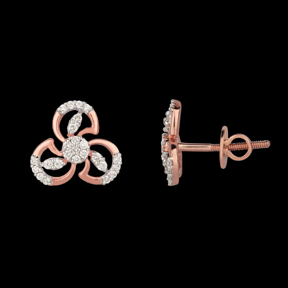 18K Rose Gold Diamond Jewellery - 0.19ct SI-GH
