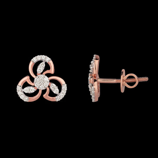 18K Rose Gold Diamond Jewellery - 0.19ct SI-GH